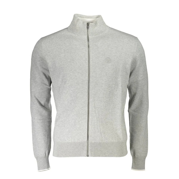 North Sails Grigio Organic Cotton Men Cardigan