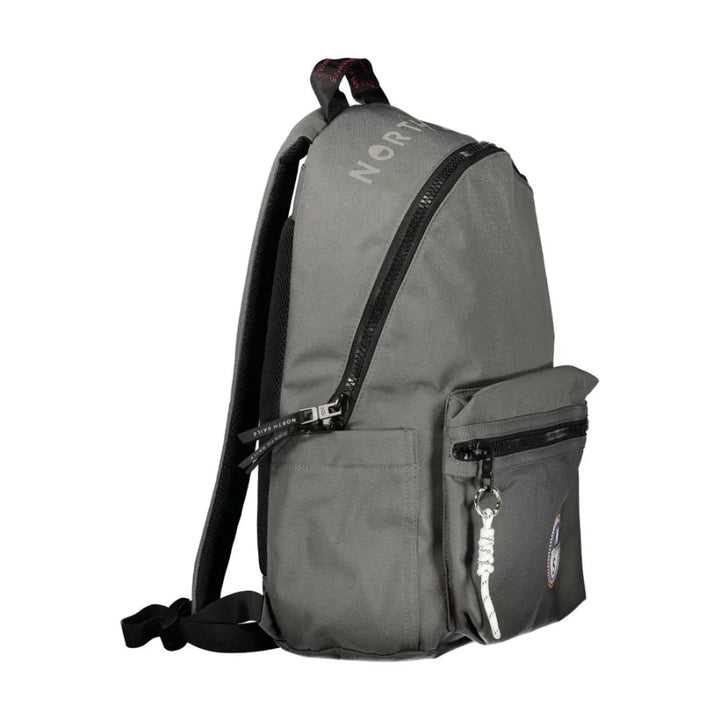 North Sails Grigio Polyester Men Backpack