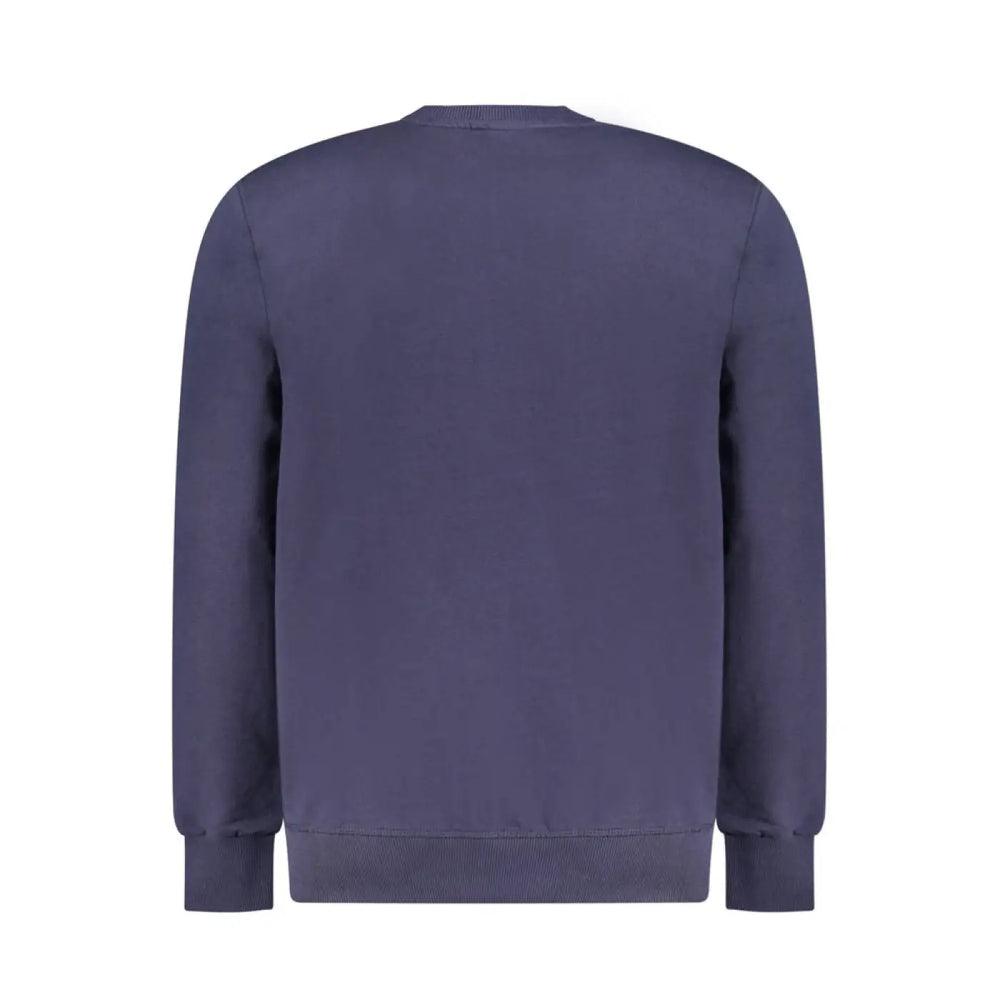 North Sails Navy Cotton Men Sweatshirt
