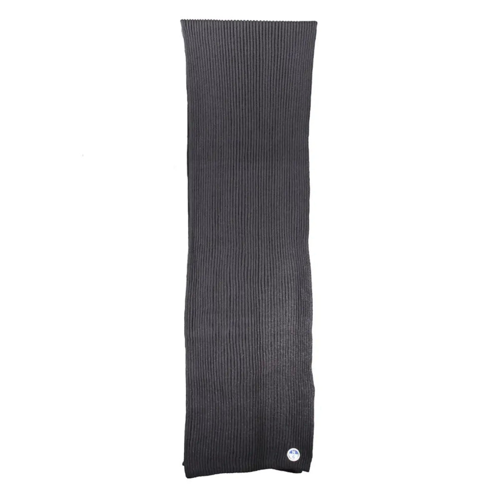 North Sails Nero Cotton Mens Scarf