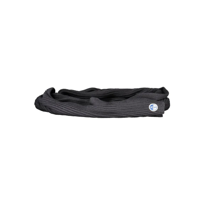 North Sails Nero Cotton Mens Scarf