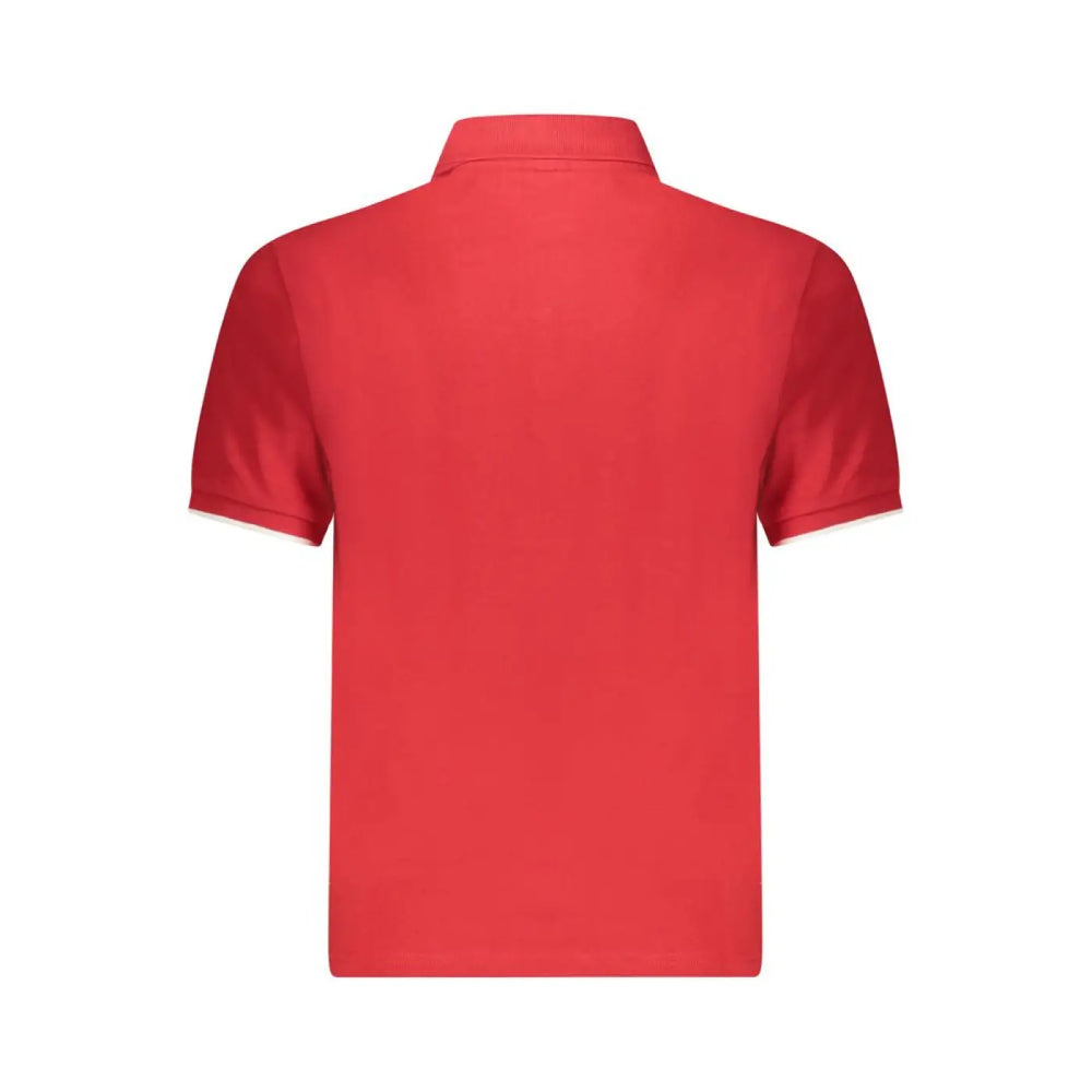 North Sails Red Cotton Men Polo