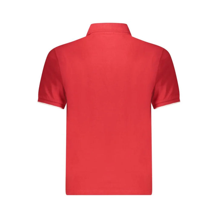 North Sails Red Cotton Men Polo