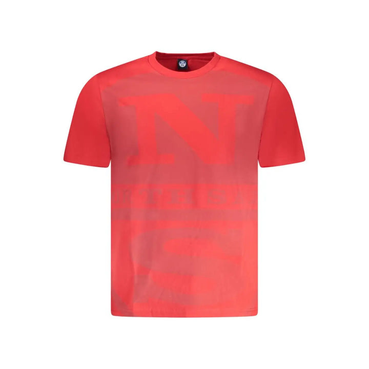 North Sails Red Cotton Men T-shirt