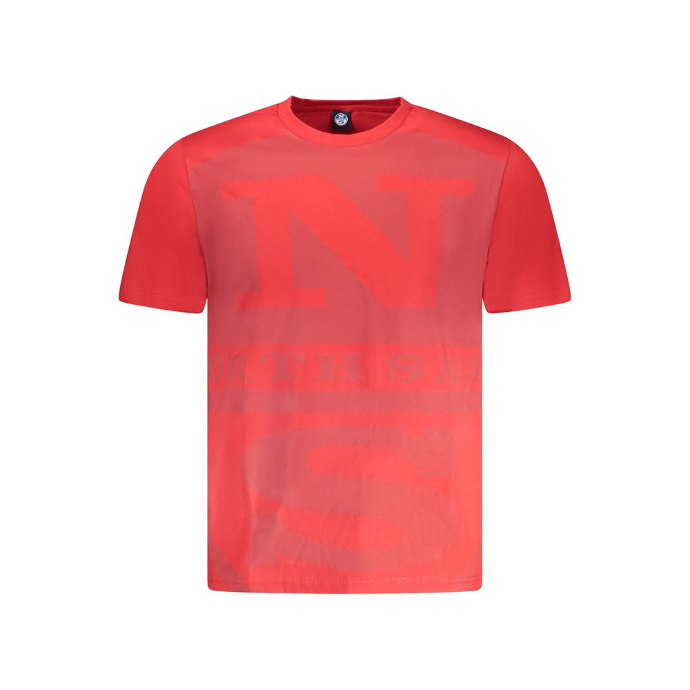 North Sails Red Cotton Men T-shirt