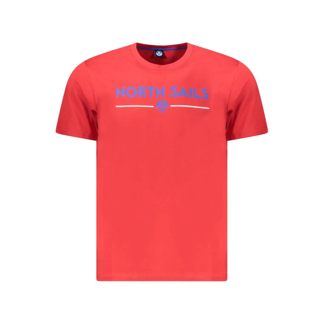North Sails Red Cotton Men T-shirt