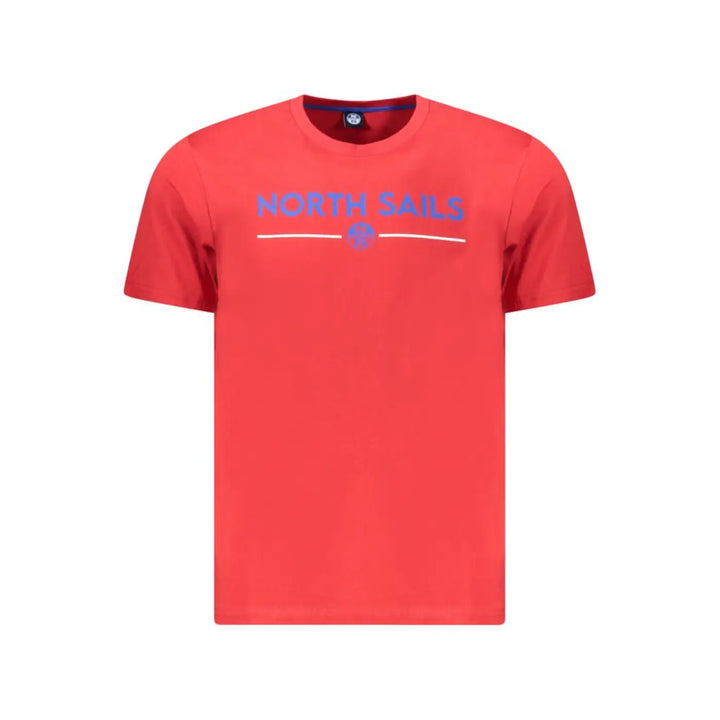 North Sails Red Cotton Men T-shirt