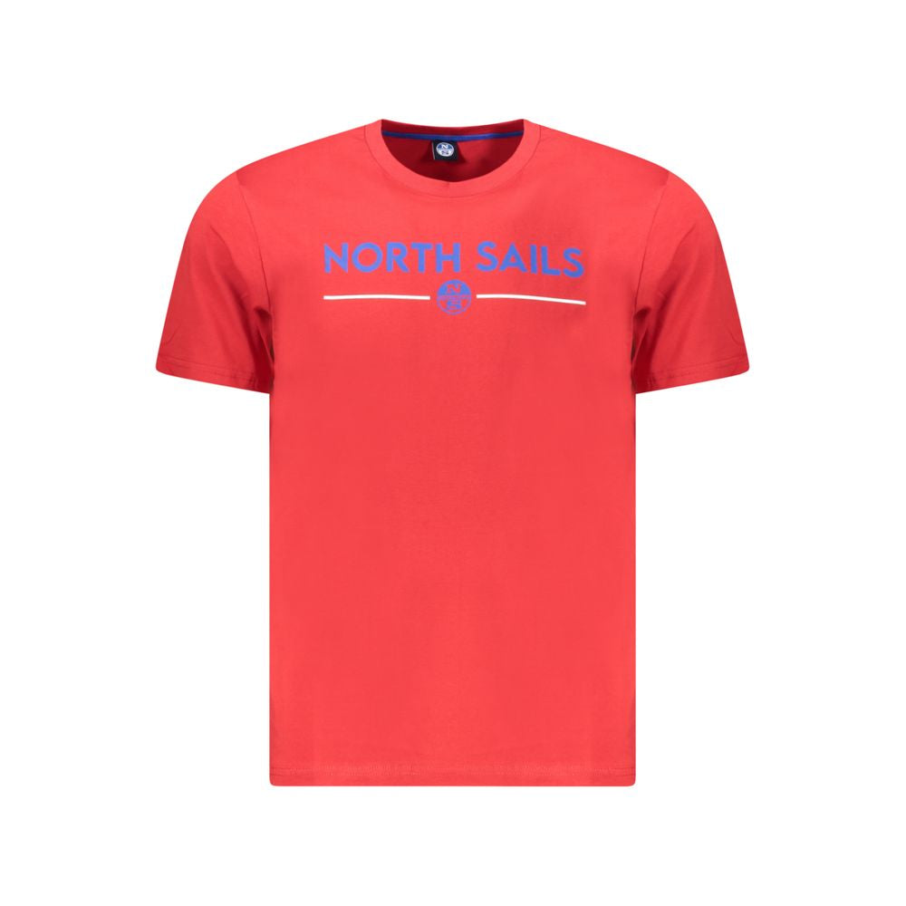 North Sails Red Cotton Men T-shirt