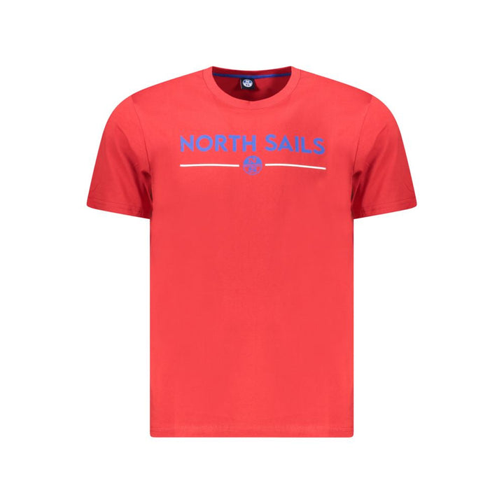 North Sails Red Cotton Men T-shirt