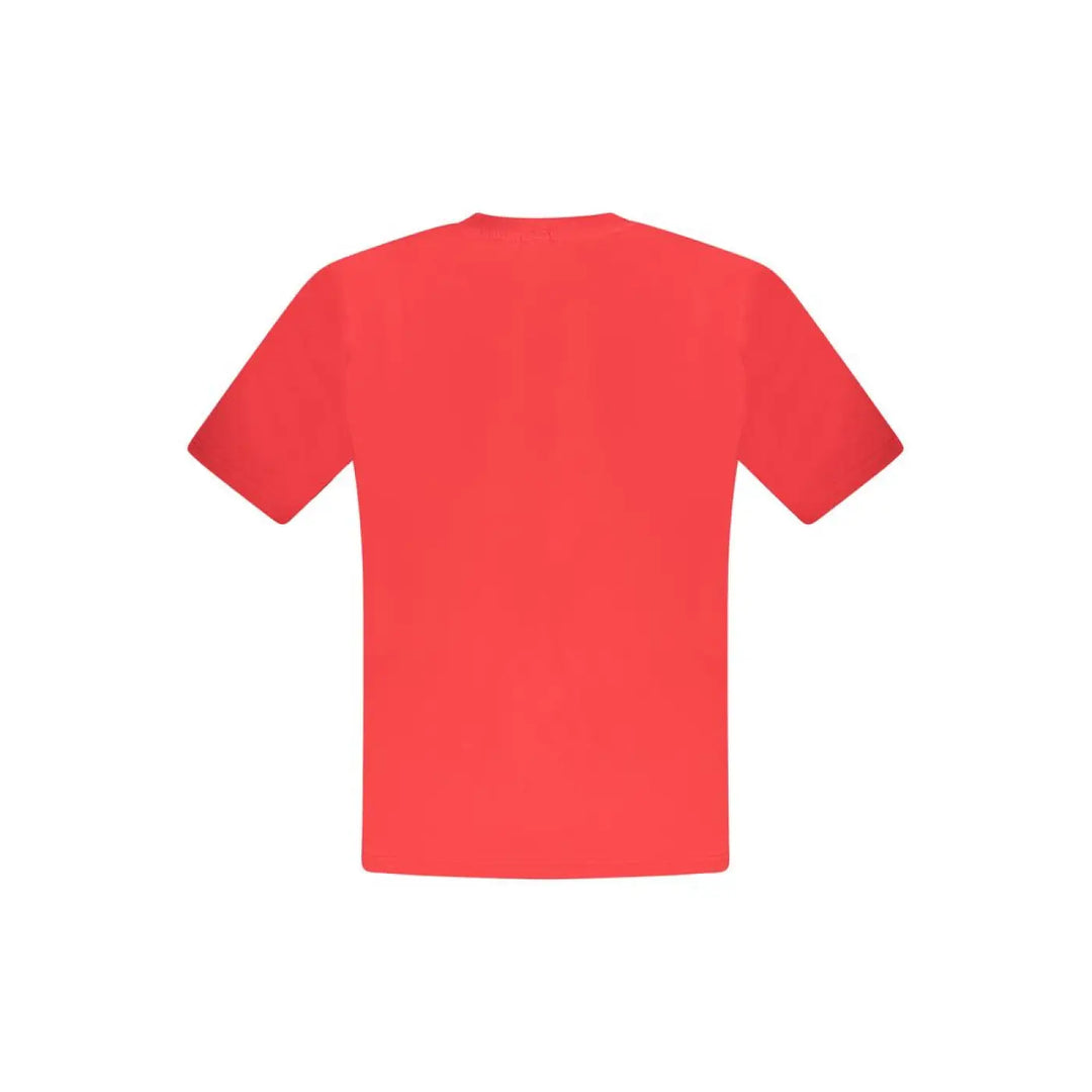 North Sails Red Cotton Men T-Shirt