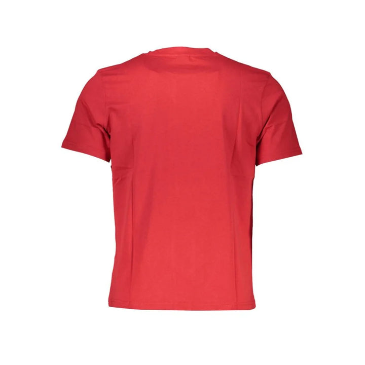 North Sails Red Cotton Men T-Shirt
