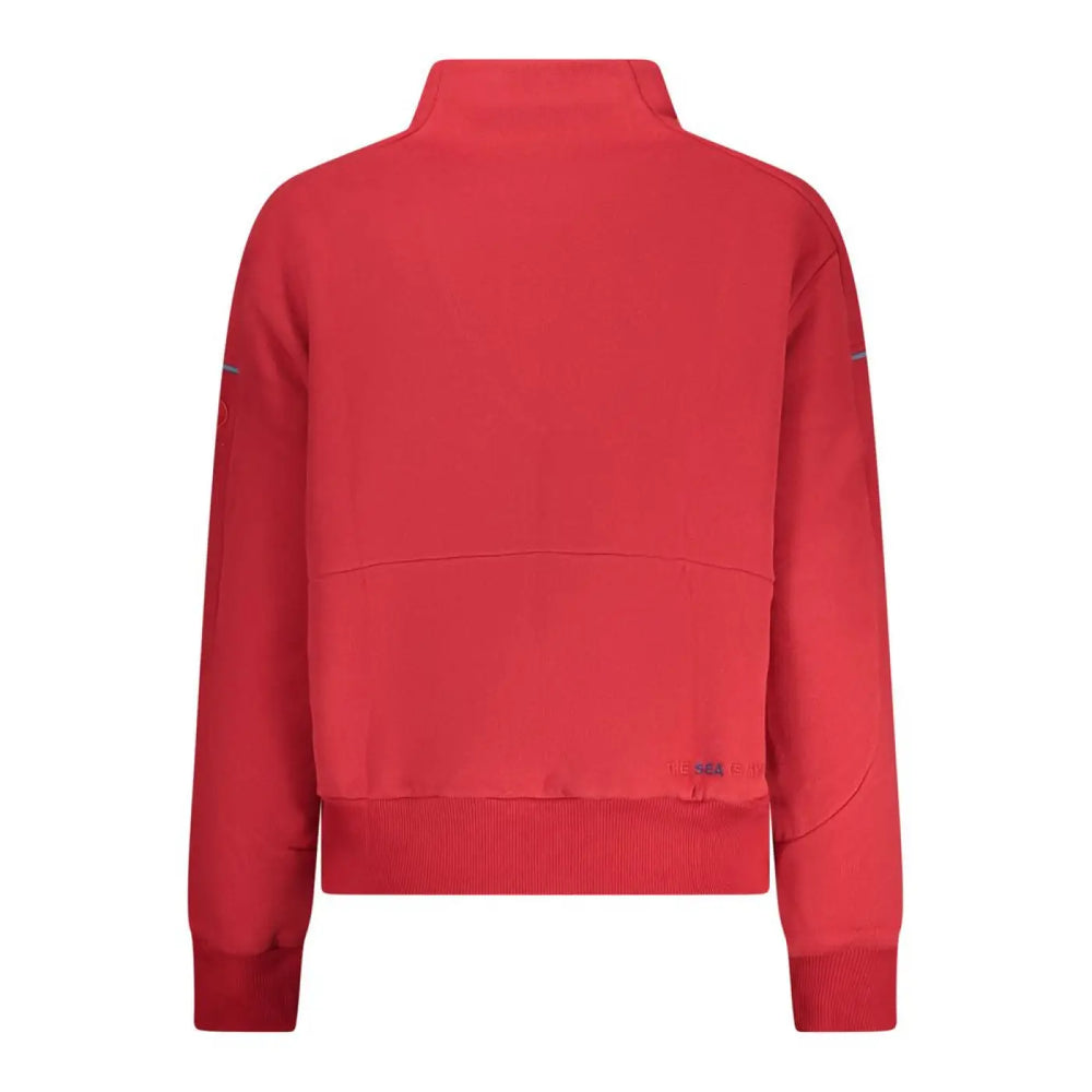 North Sails Red Cotton Women Sweatshirt