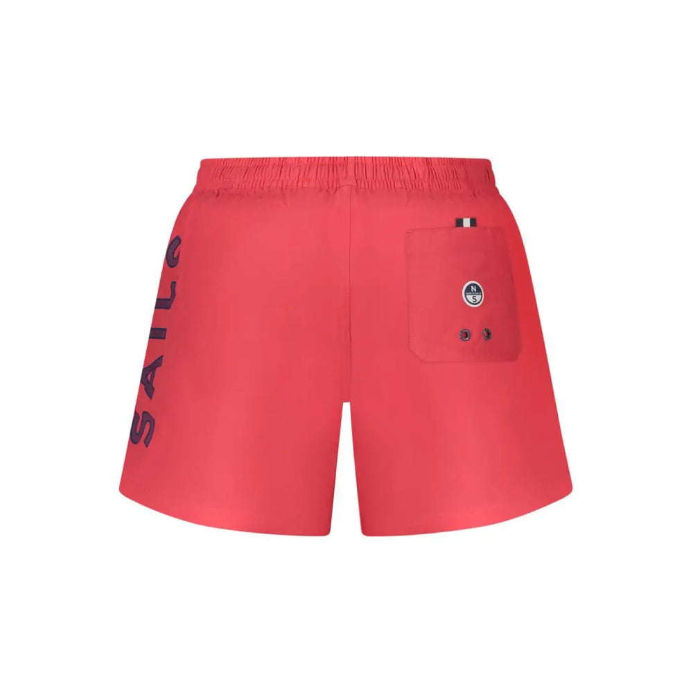 North Sails Red Nylon Men’s Swim Trunk