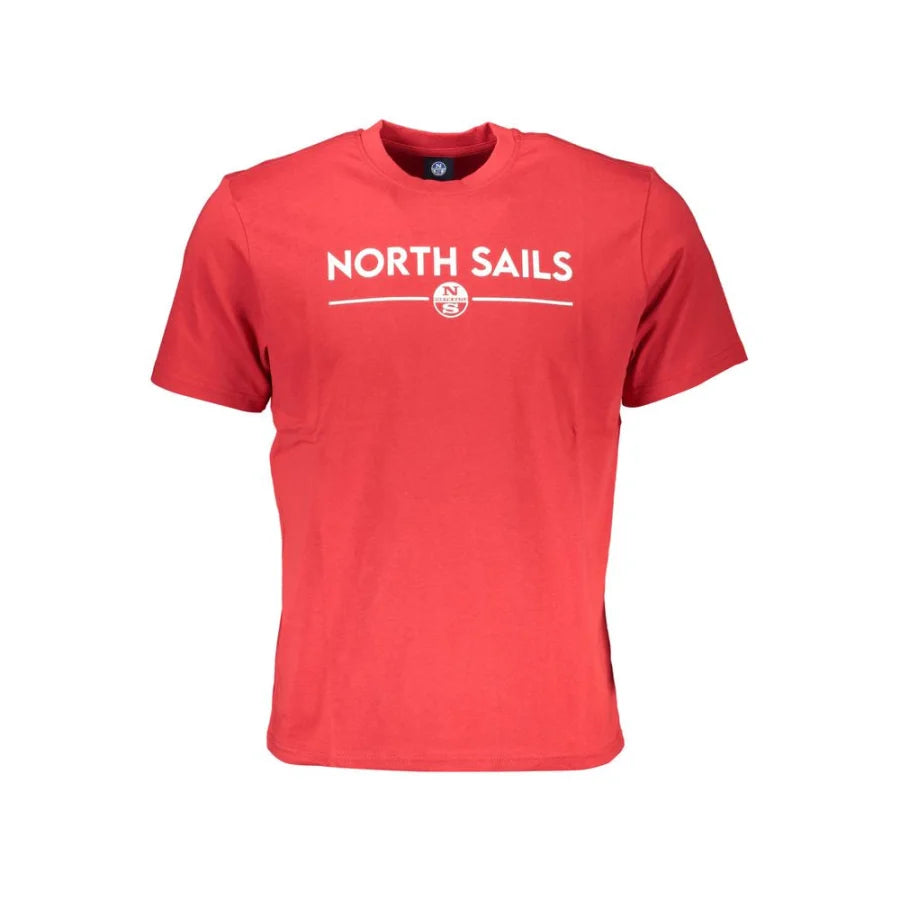 North Sails Rosso Cotton Men T-Shirt