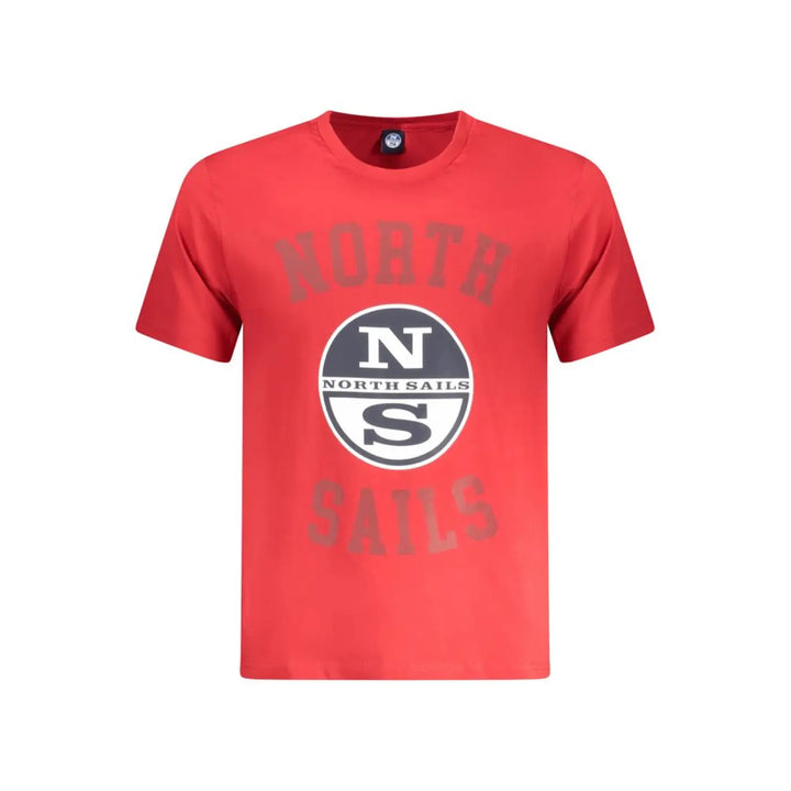 North Sails Rosso Cotton Mens T-shirt