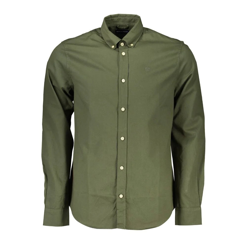 North Sails Verde Cotton Men Shirt