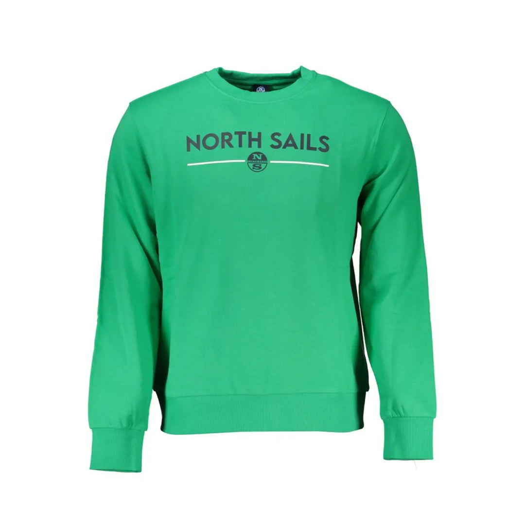 North Sails Verde Cotton Men Sweatshirt