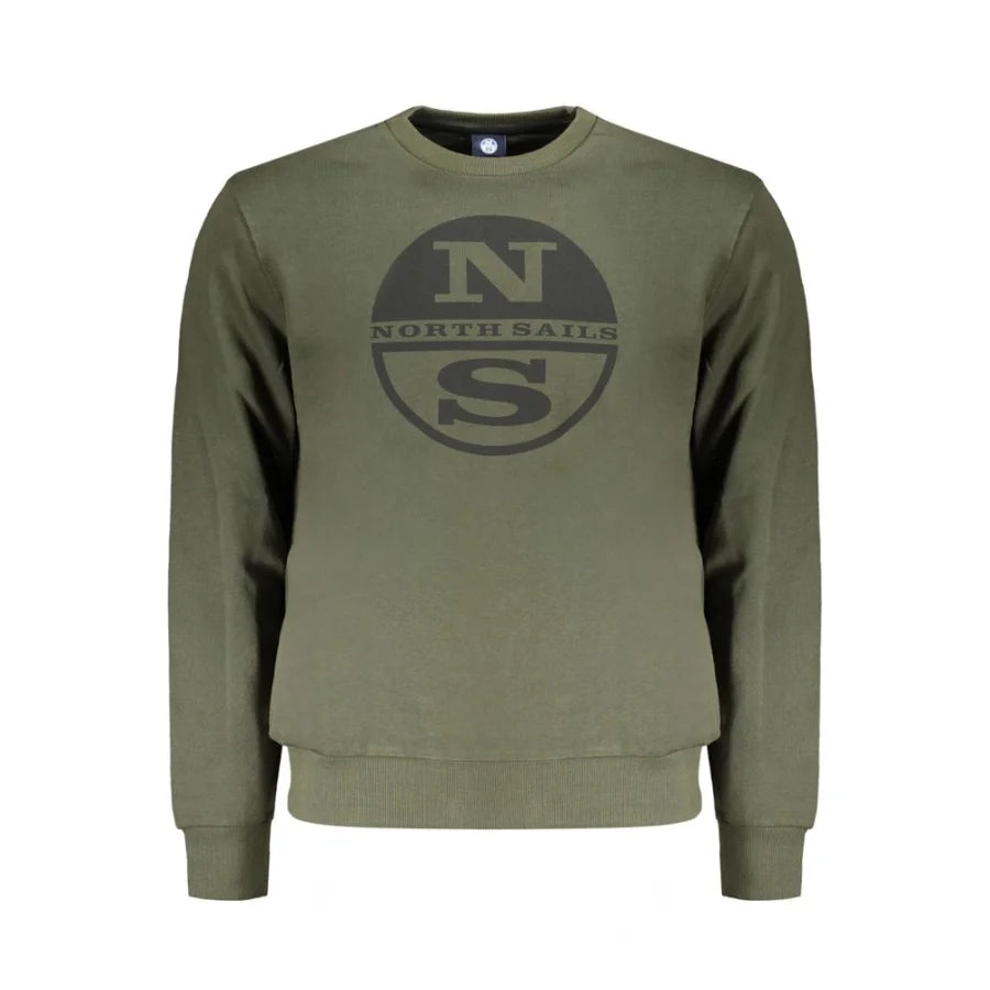 North Sails Verde Cotton Men Sweatshirt