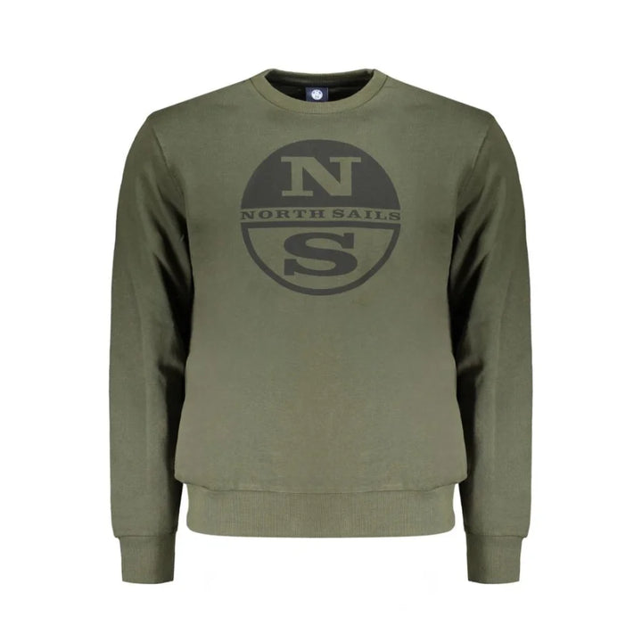North Sails Verde Cotton Men Sweatshirt