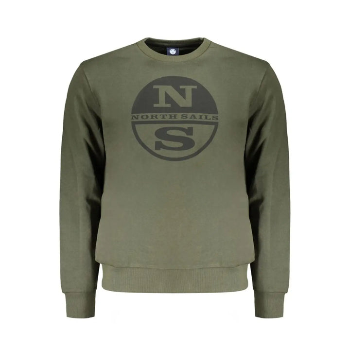 North Sails Verde Cotton Men Sweatshirt