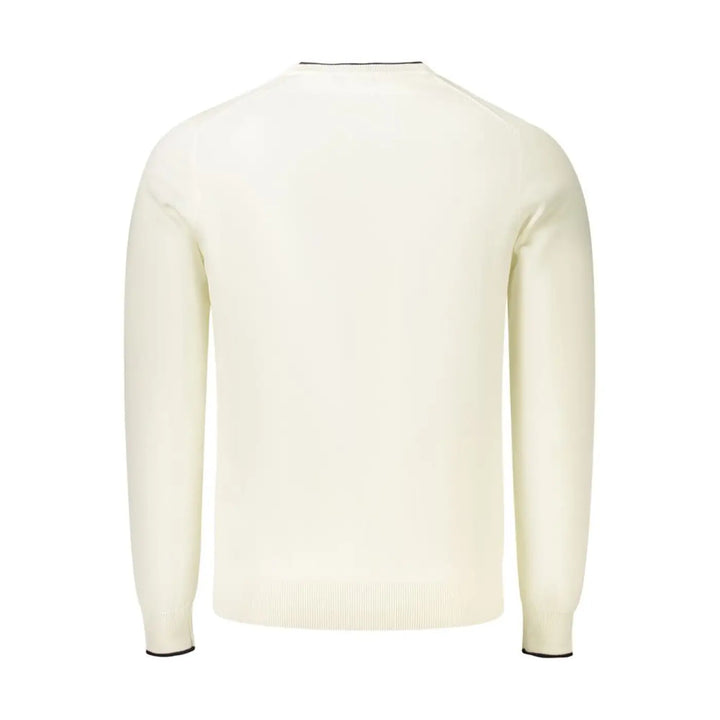 North Sails White Cotton Men Jumper