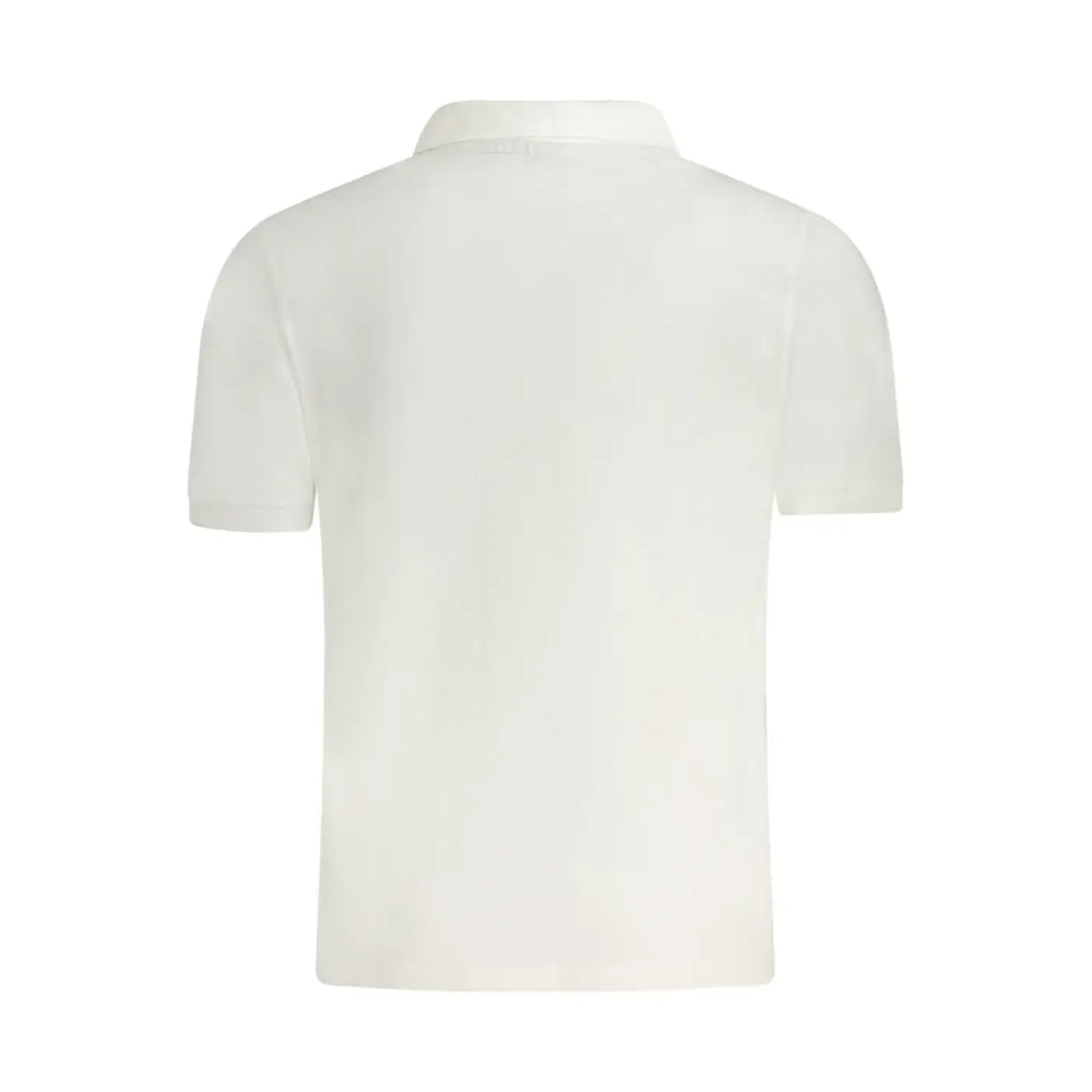 North Sails White Cotton Men Polo Shirt
