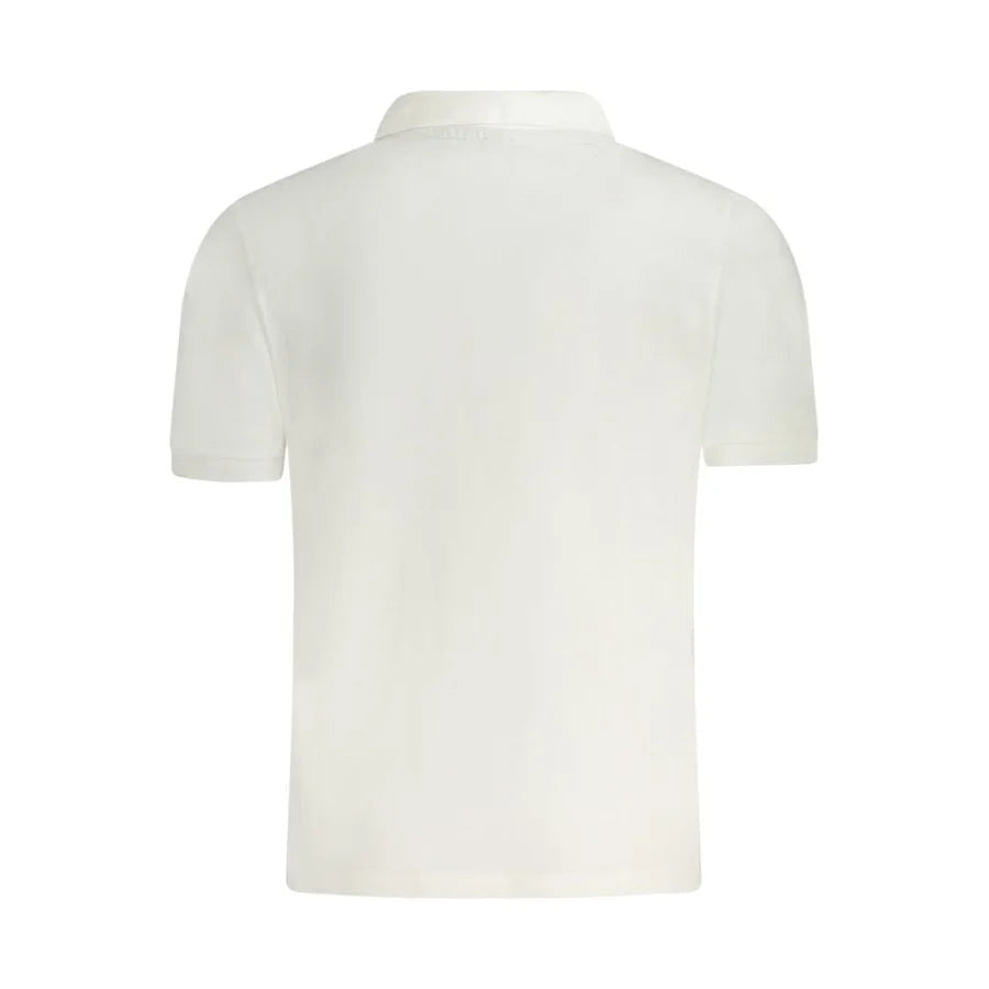 North Sails White Cotton Men Polo Shirt
