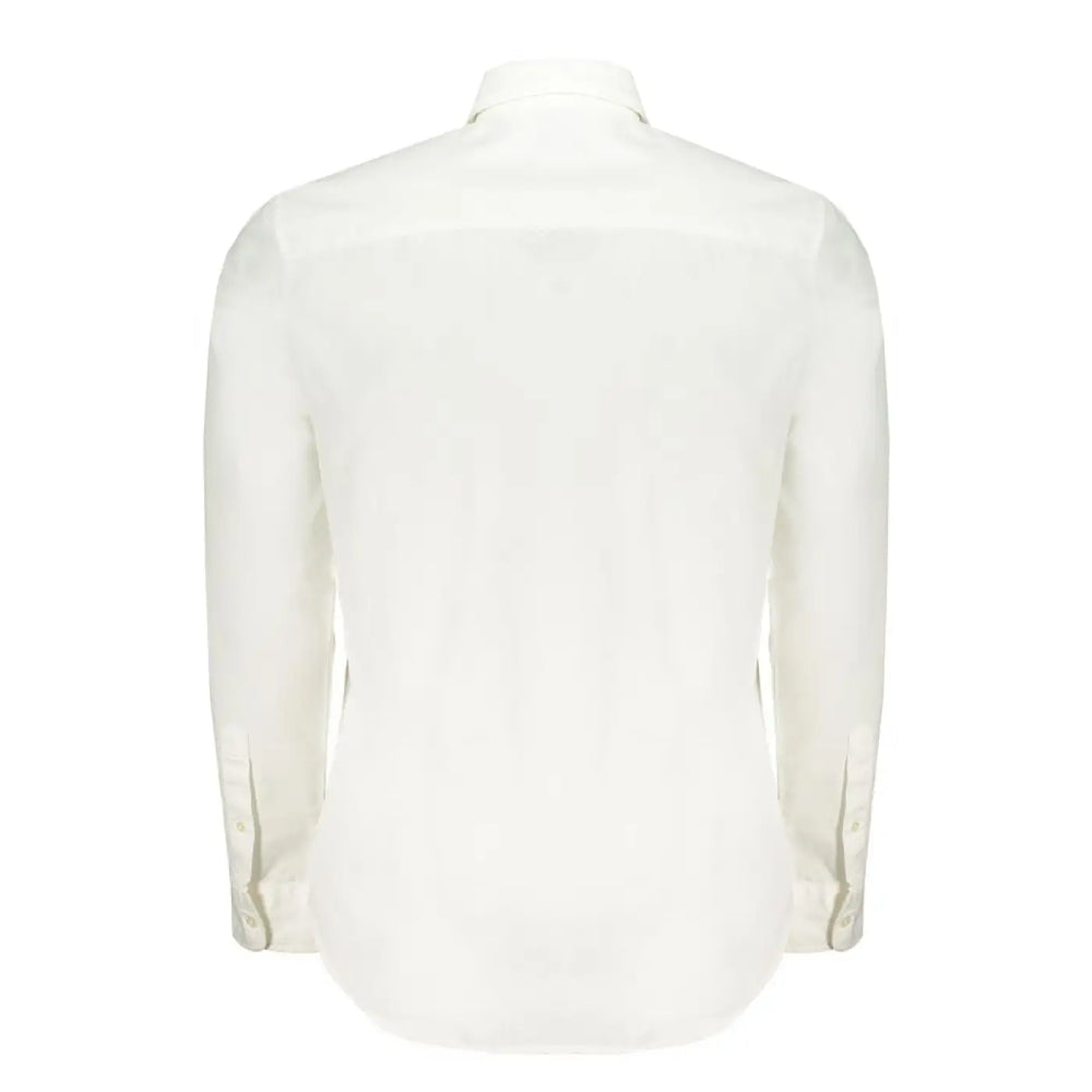 North Sails White Cotton Men Shirt