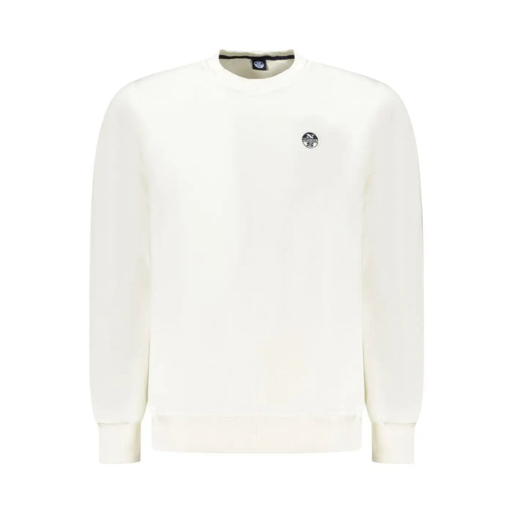 North Sails White Cotton Men Sweatshirt