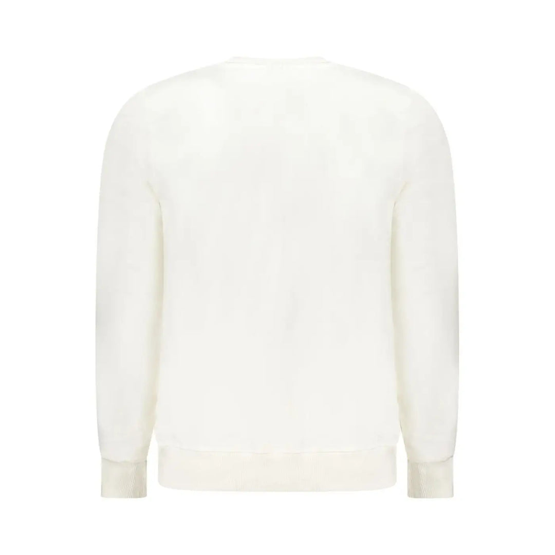North Sails White Cotton Men Sweatshirt