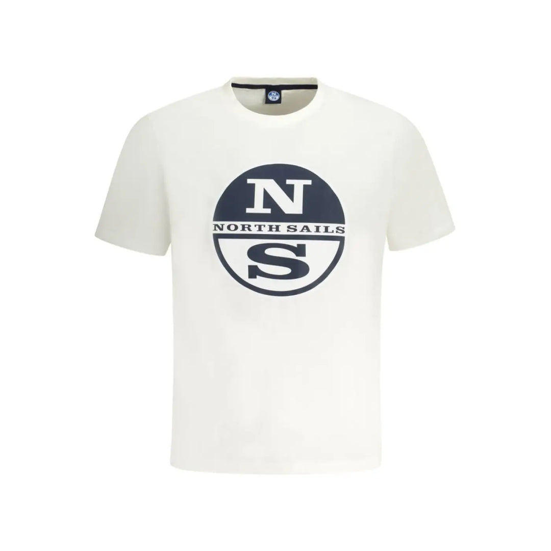 North Sails White Cotton Men T-shirt