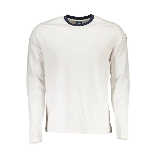 North Sails White Cotton Men T-Shirt