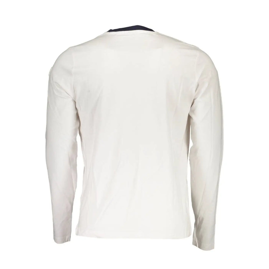 North Sails White Cotton Men T-Shirt