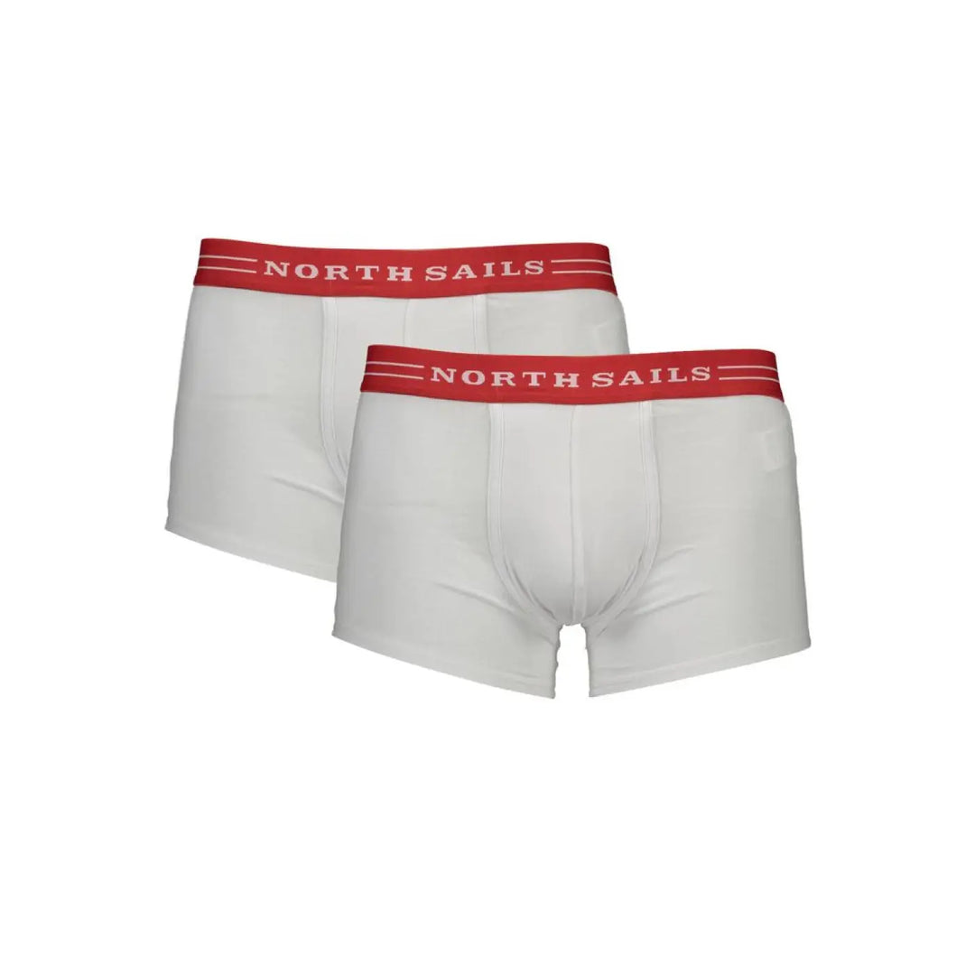North Sails White Cotton Men’s Boxer Briefs
