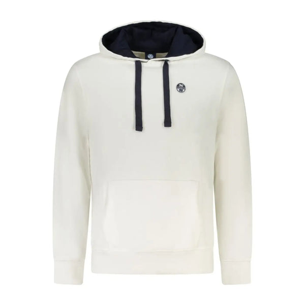 North Sails White Cotton Men’s Hooded Sweatshirt