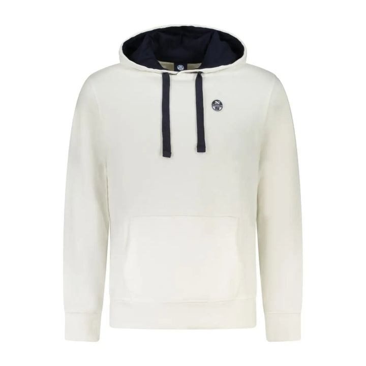 North Sails White Cotton Men’s Hooded Sweatshirt