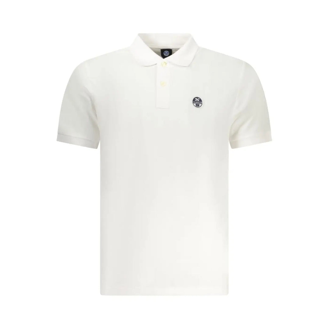 North Sails White Cotton Men’s Polo Shirt