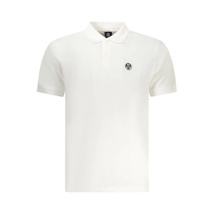 North Sails White Cotton Men’s Polo Shirt