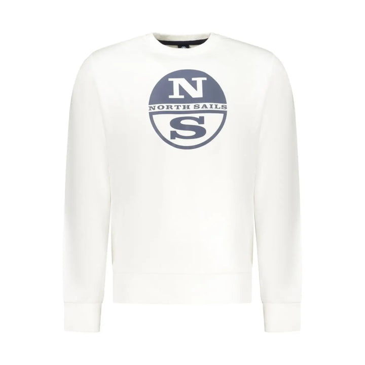 North Sails White Cotton Men’s Sweatshirt