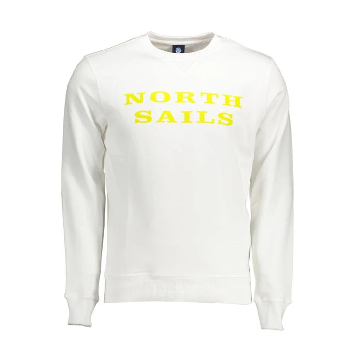 North Sails White Cotton Men’s Sweatshirt