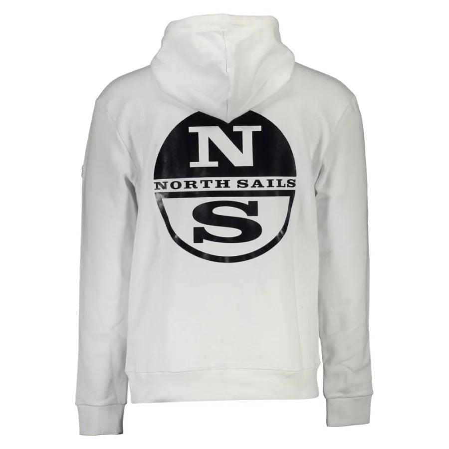 North Sails White Cotton Men’s Sweatshirt