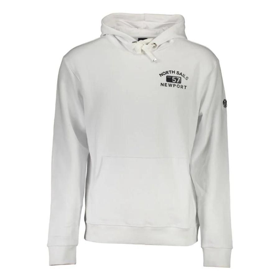 North Sails White Cotton Men’s Sweatshirt