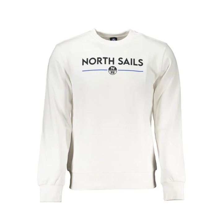 North Sails White Cotton Mens Sweatshirt