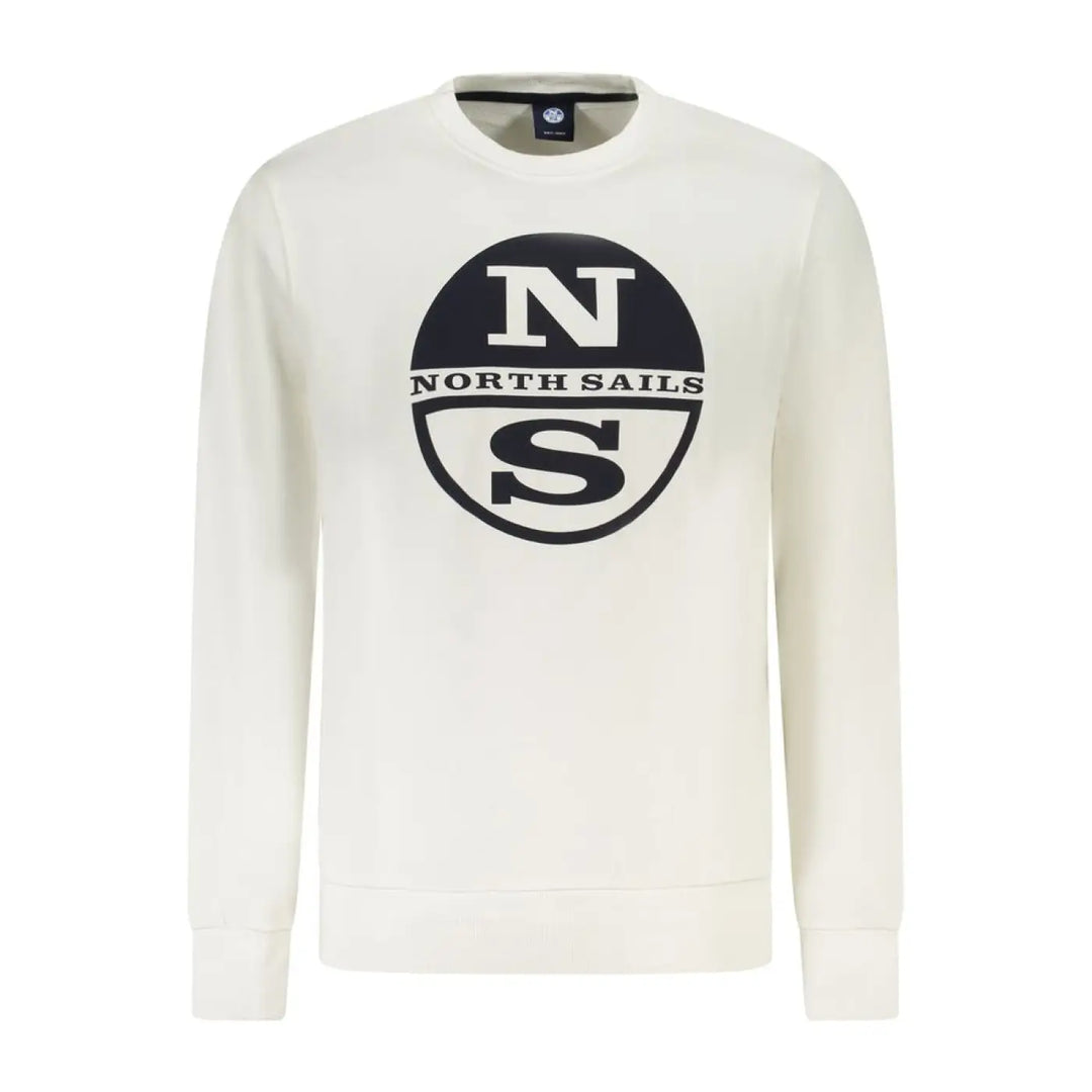 North Sails White Cotton Men’s Sweatshirt