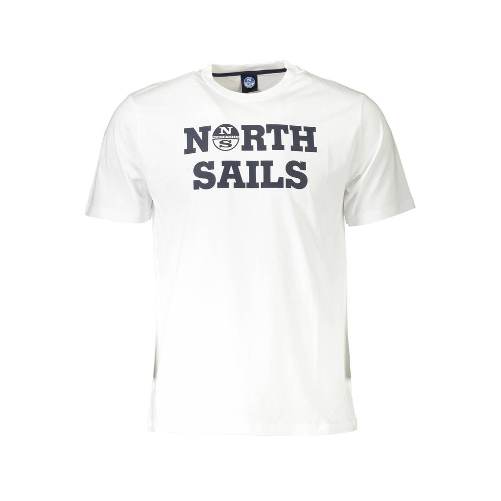 North Sails White Cotton Men’s T-shirt