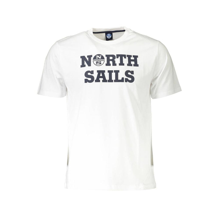 North Sails White Cotton Men’s T-shirt