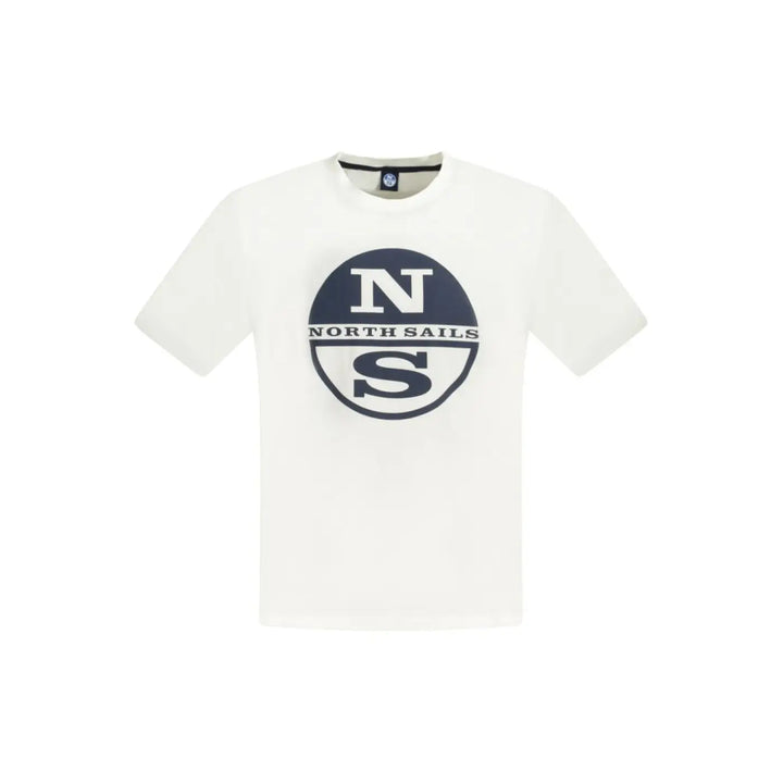 North Sails White Cotton Men’s T-shirt