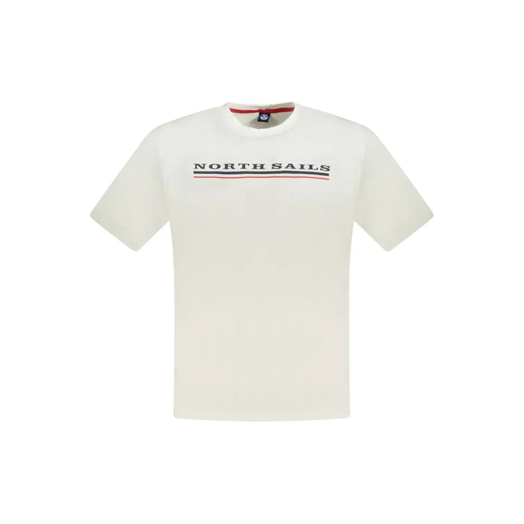 North Sails White Cotton Mens T-shirt