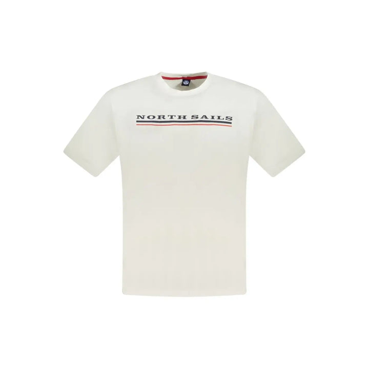 North Sails White Cotton Mens T-shirt