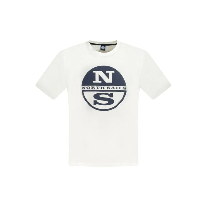 North Sails White Cotton Men’s T-Shirt